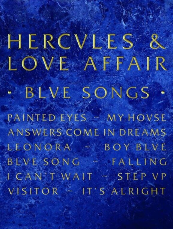 hercules  love affair   blue songs artwork