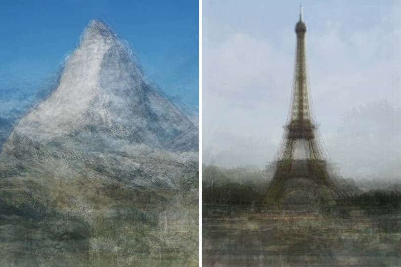 Matterhorn en Eiffeltoren