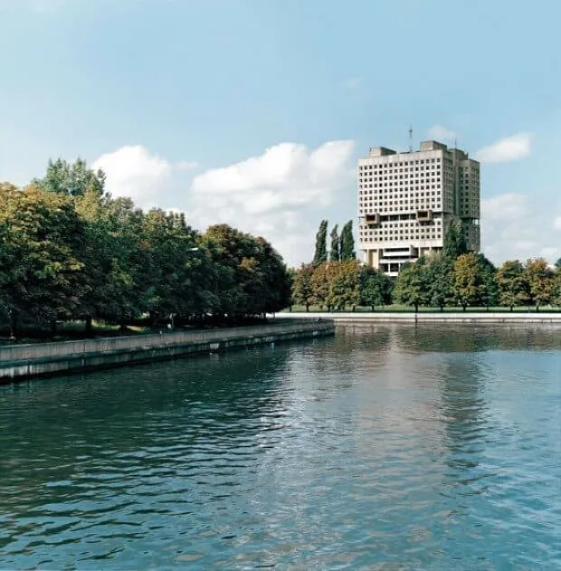 Het Huis van de Sovjets in Kaliningrad, Rusland