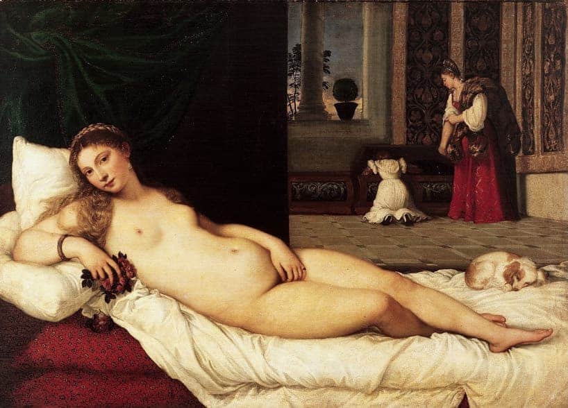 Venere di Urbino van Tiziano