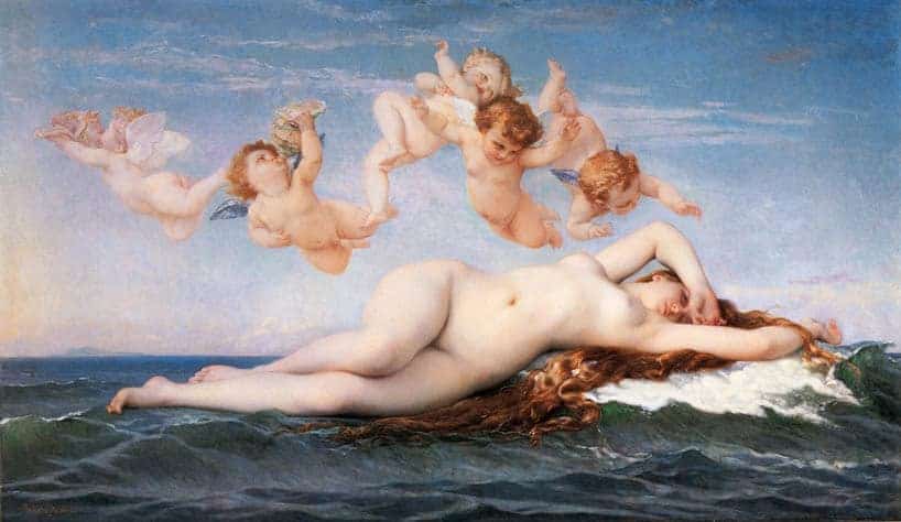De geboorte van Venus door Alexandre Cabanel