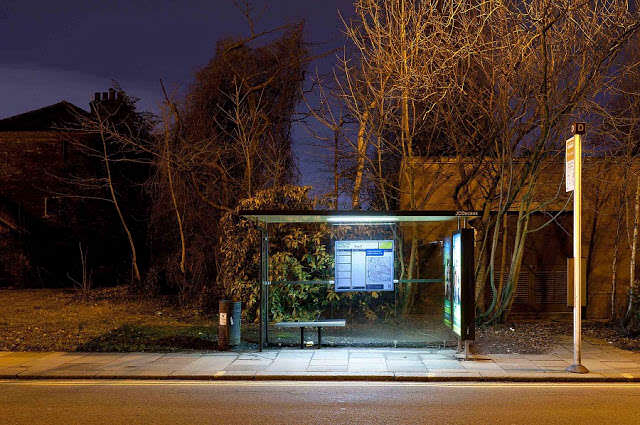 verlaten bushalte