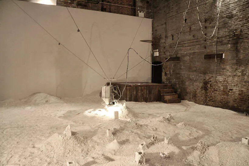 bouwwerken van zout en een hot tub