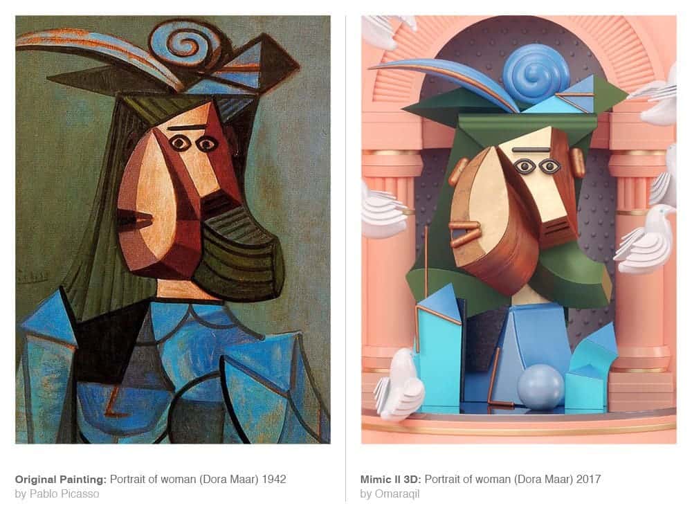 Picasso in 3D