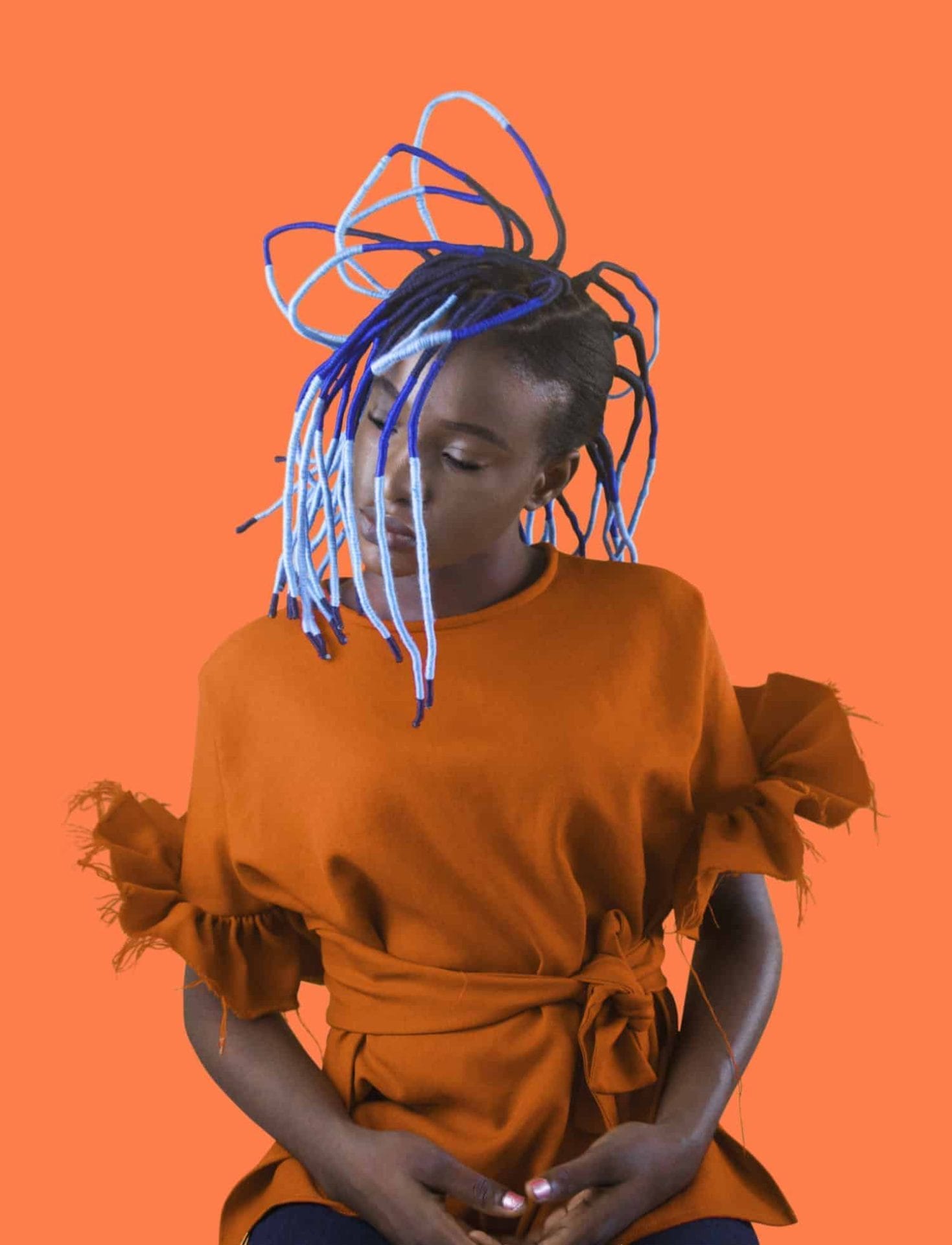 Blue Coiling Penny Penny