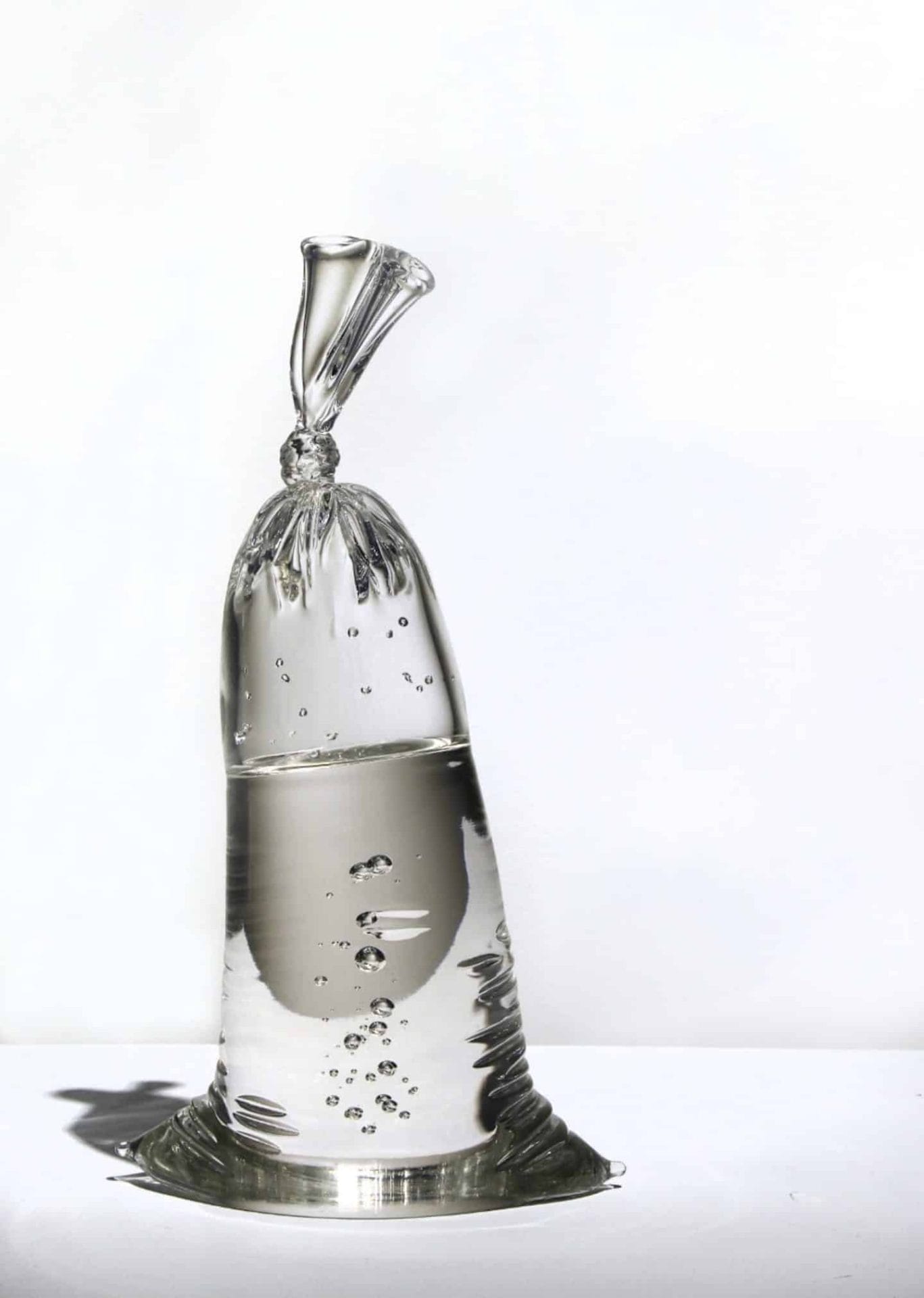 Dit zijn geen plastic zakken met water 46 plastic zak van glas