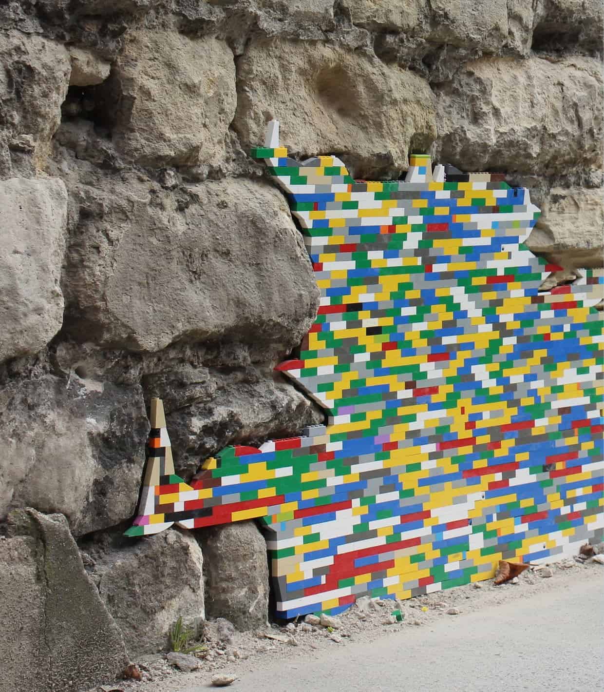 gaten vullen met LEGO