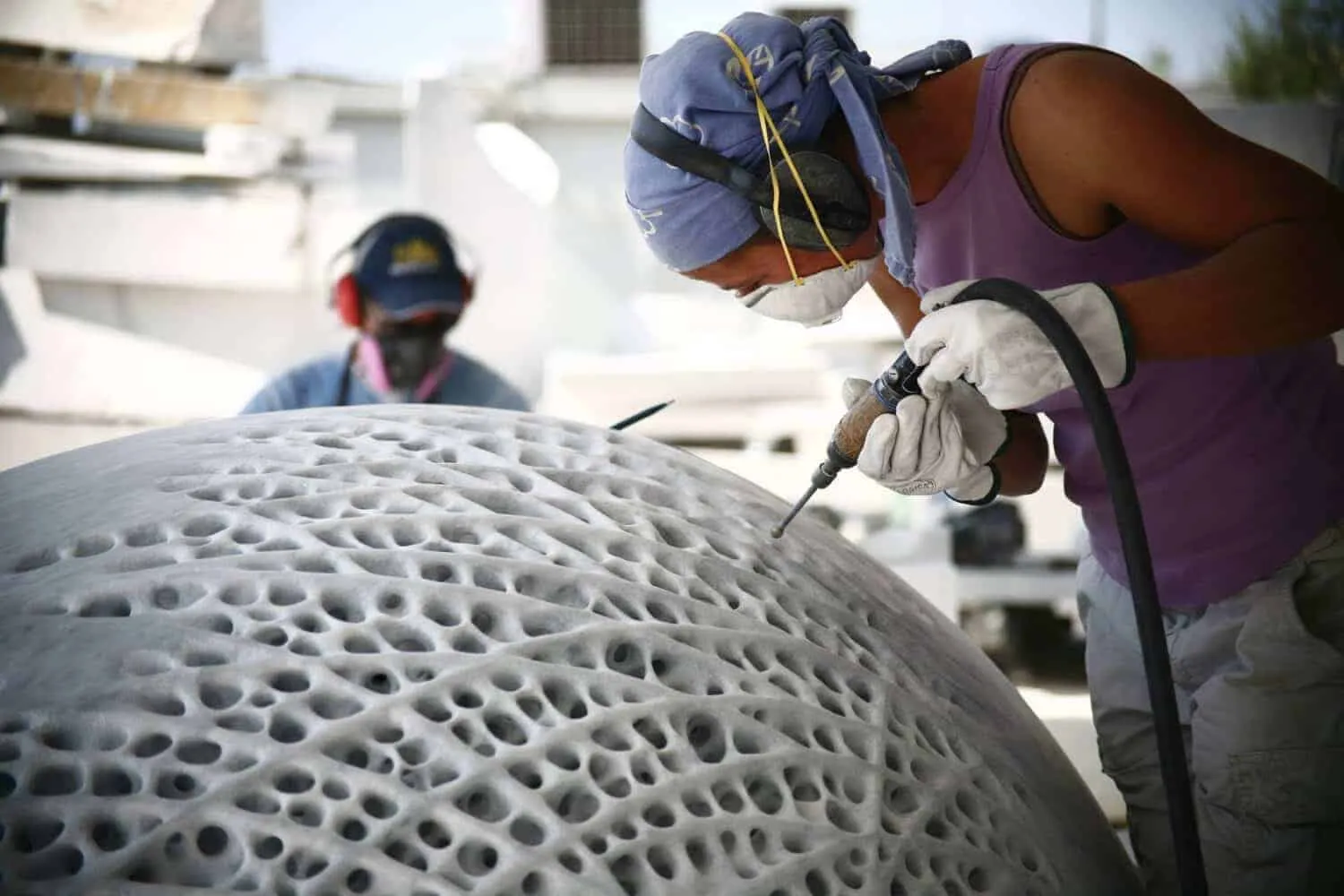 sculptuur van marmer