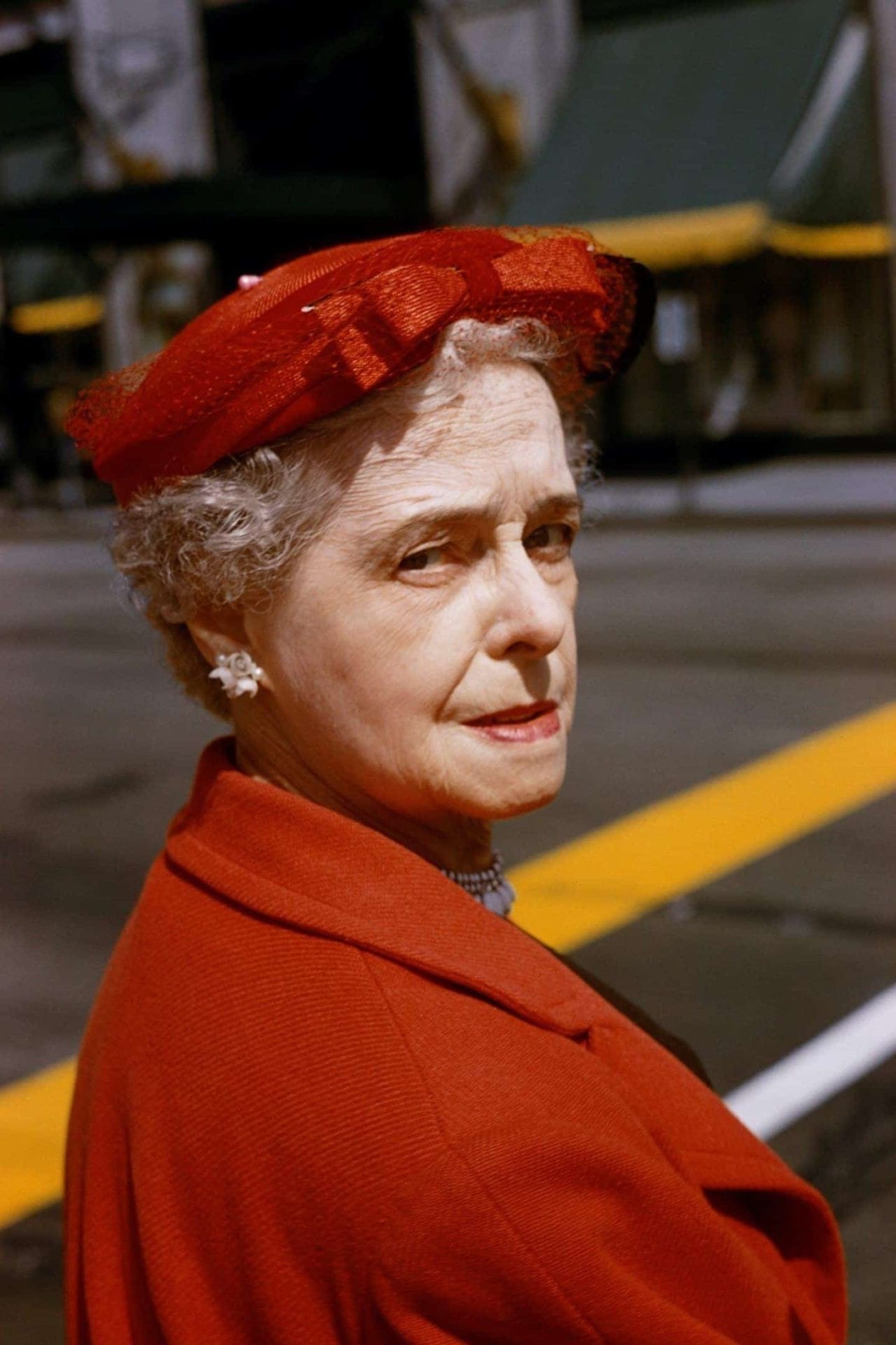 kleurenfoto van Vivian Maier