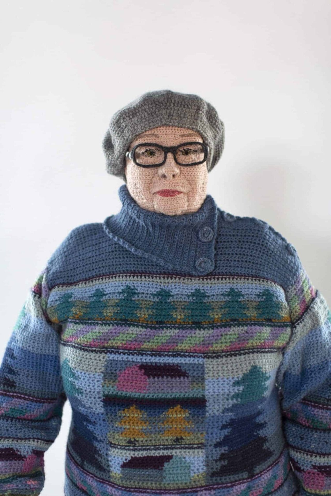 Gebreide en gehaakte dubbelgangers door Liisa Hietanen