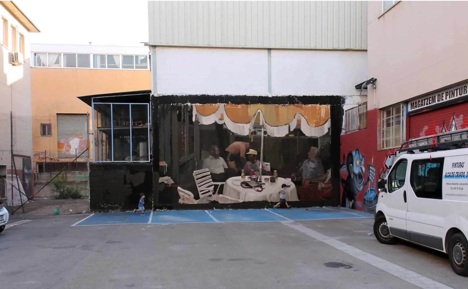 Reunión de vecinos, Mataró (Spanje) 2017