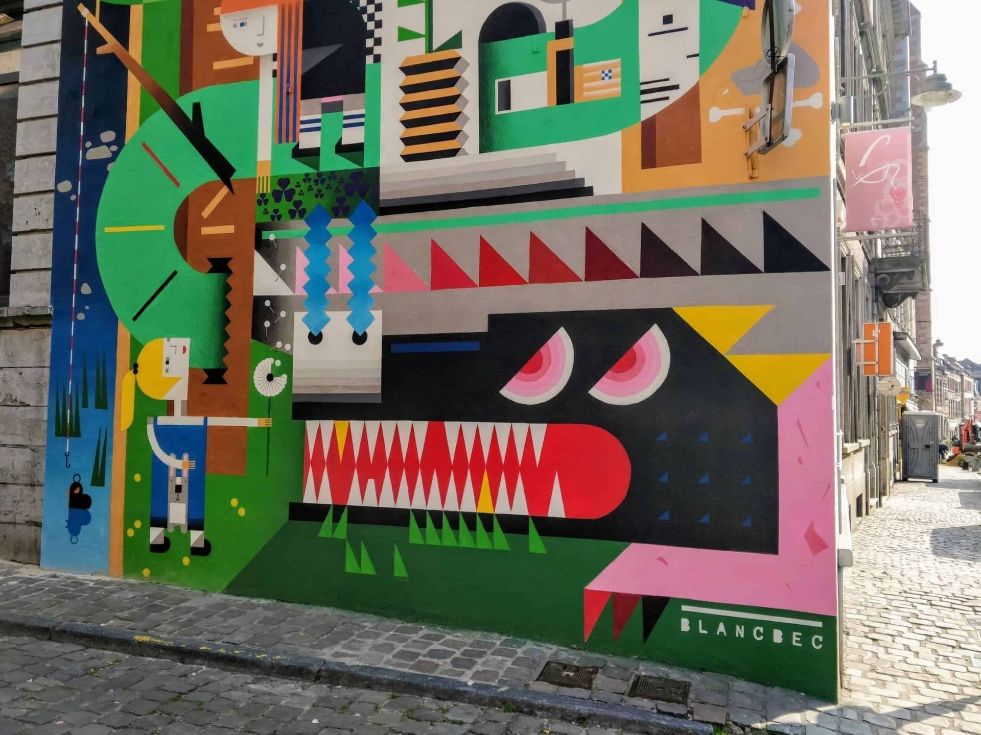 Op stap in de Belgische stad Mons 53 Mons - Bergen