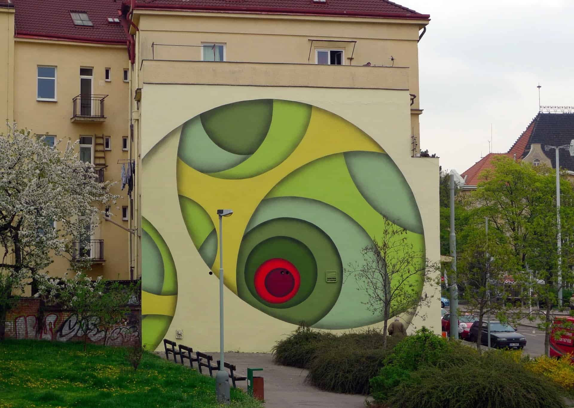 Kleurrijke street art van Jan Kaláb