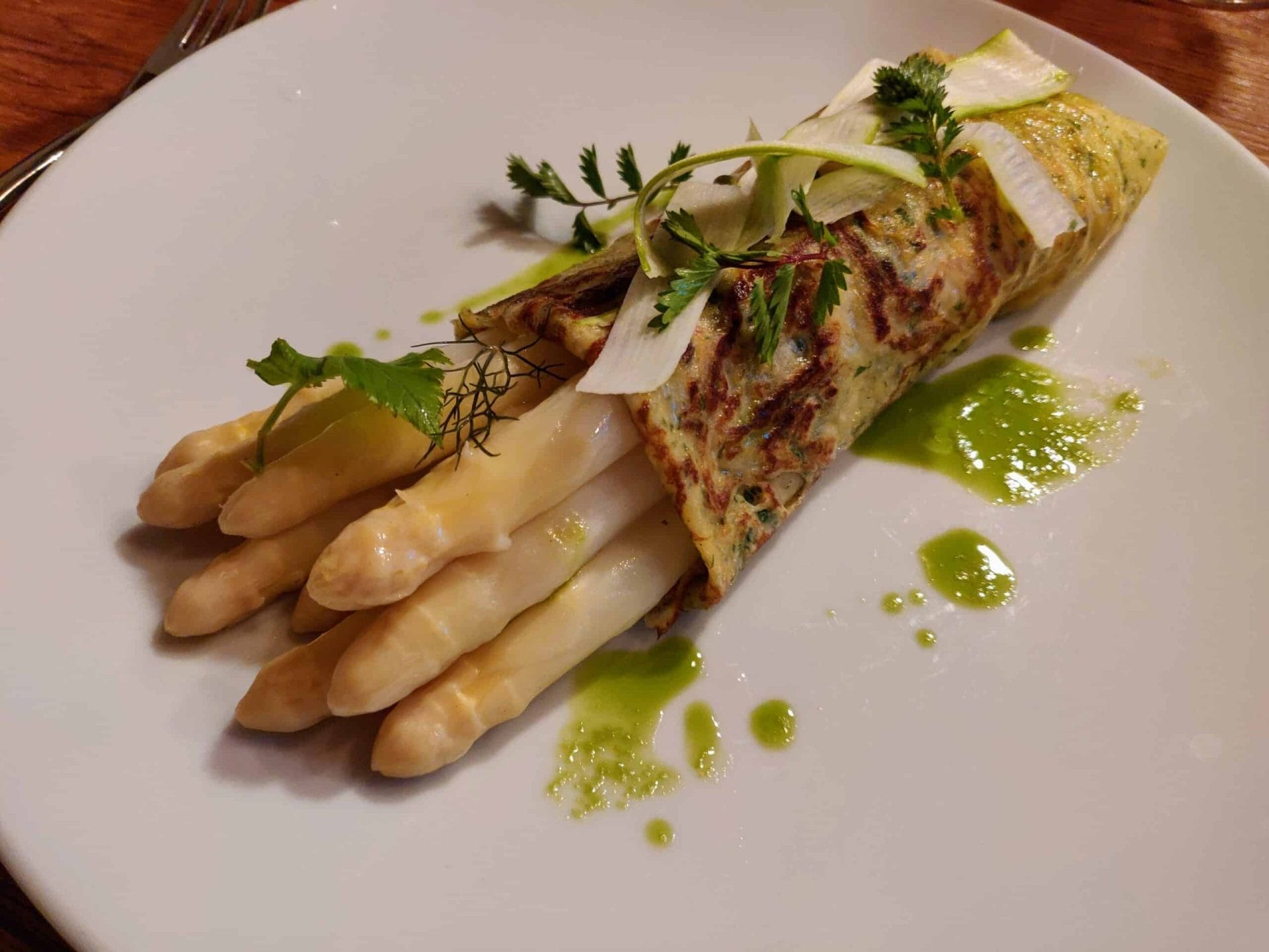 Heerlijke asperges bij Hirsch Genusshandwerk in Bad Liebenzell