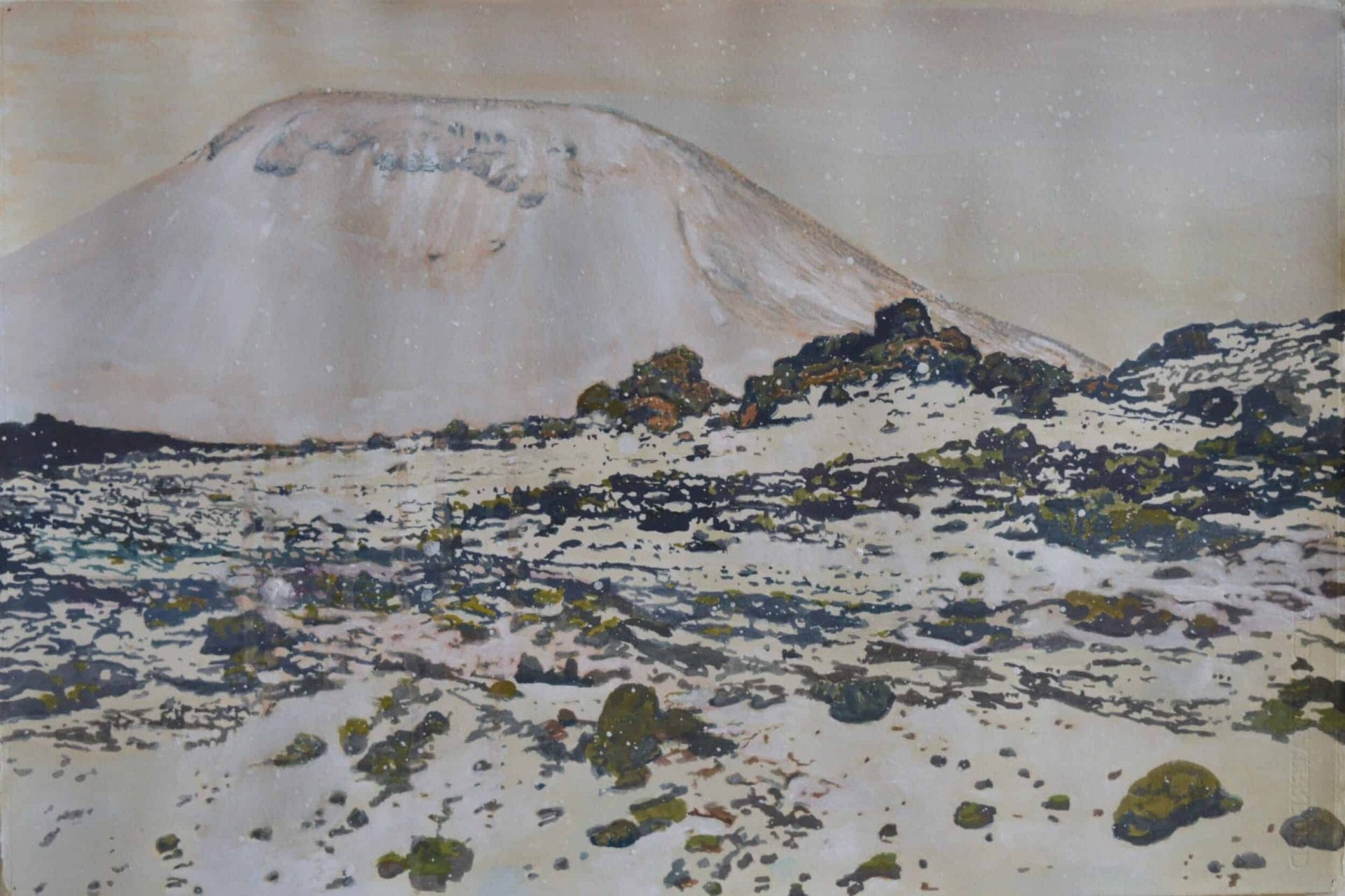 Karin Bos schildert het overweldigende landschap van IJsland 45 Karin Bos - Back to Basecamp