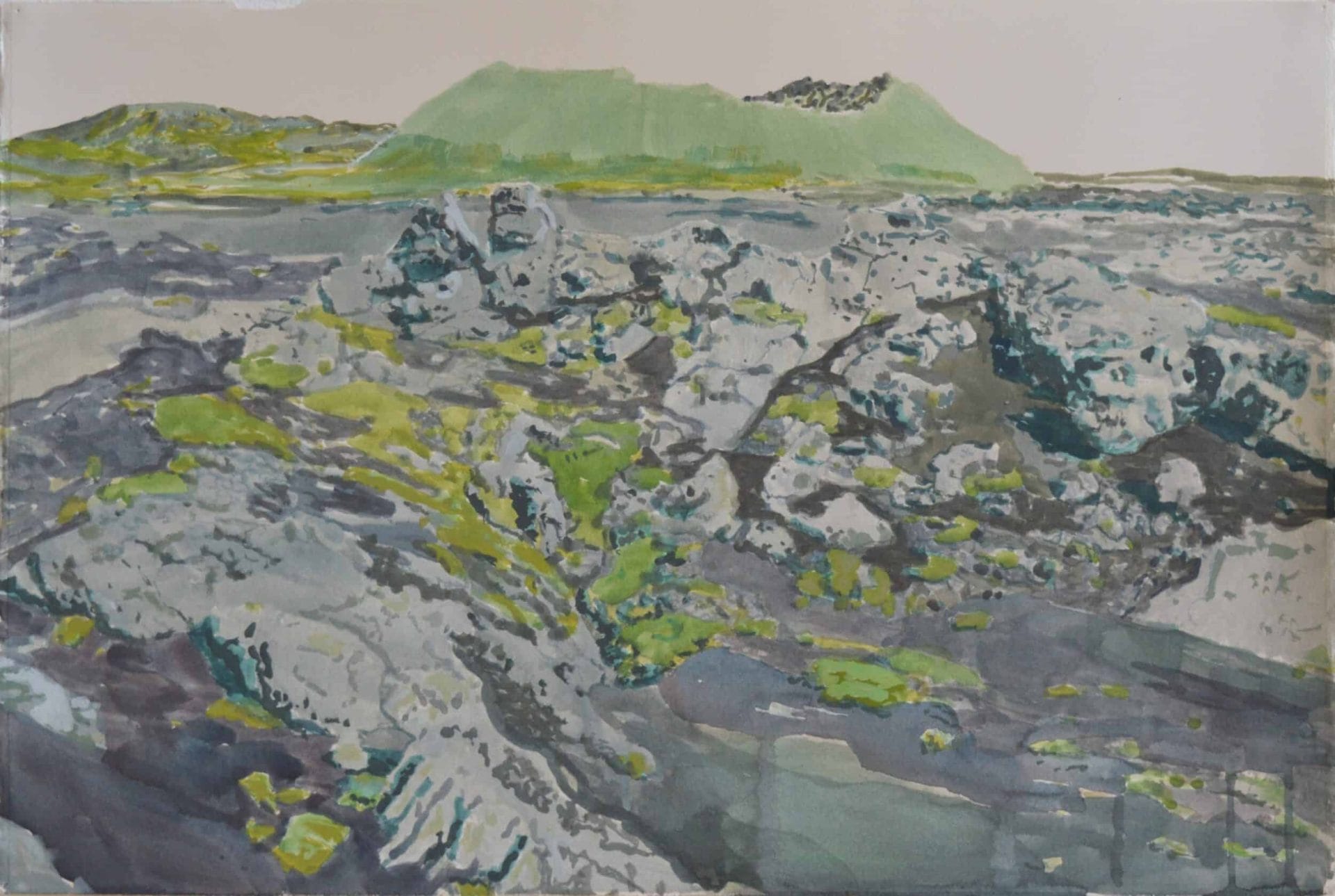 Karin Bos schildert het overweldigende landschap van IJsland 46 Karin Bos - Back to Basecamp