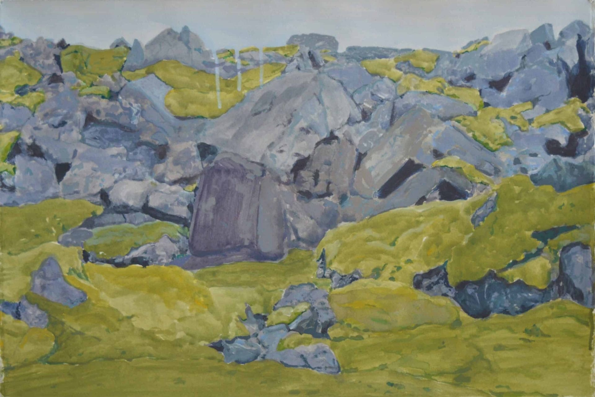 Karin Bos schildert het overweldigende landschap van IJsland 41 Karin Bos - Back to Basecamp