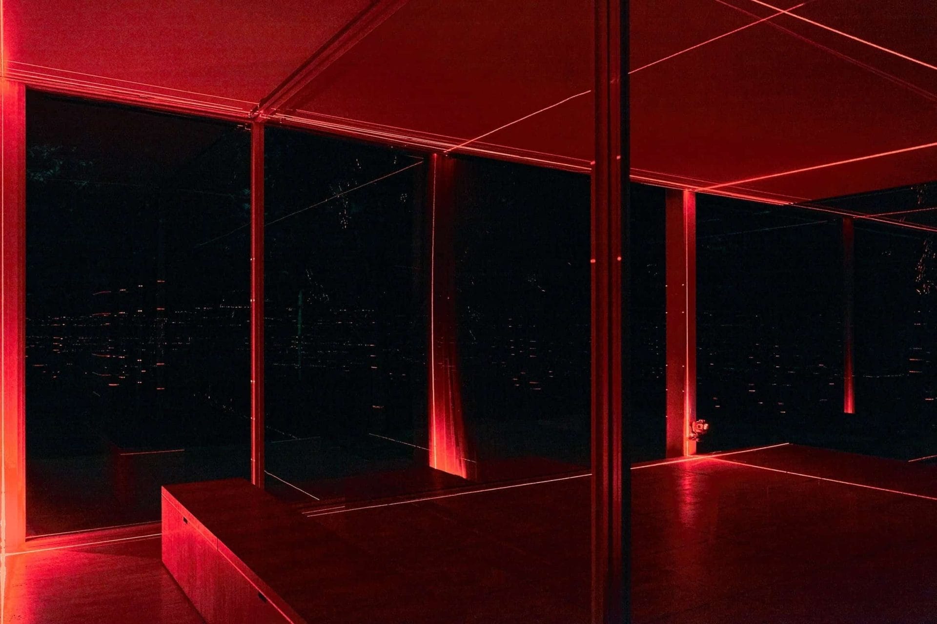 Rode lasers in het Farnsworth House van Mies van der Rohe 43 Geometry of Light