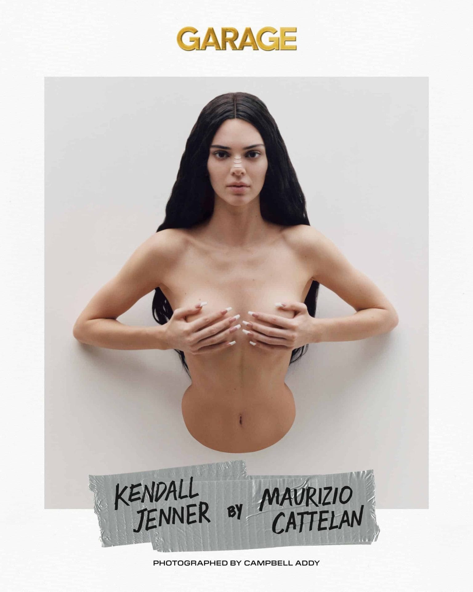 Maurizio Cattelan fotografeert Kendall Jenner