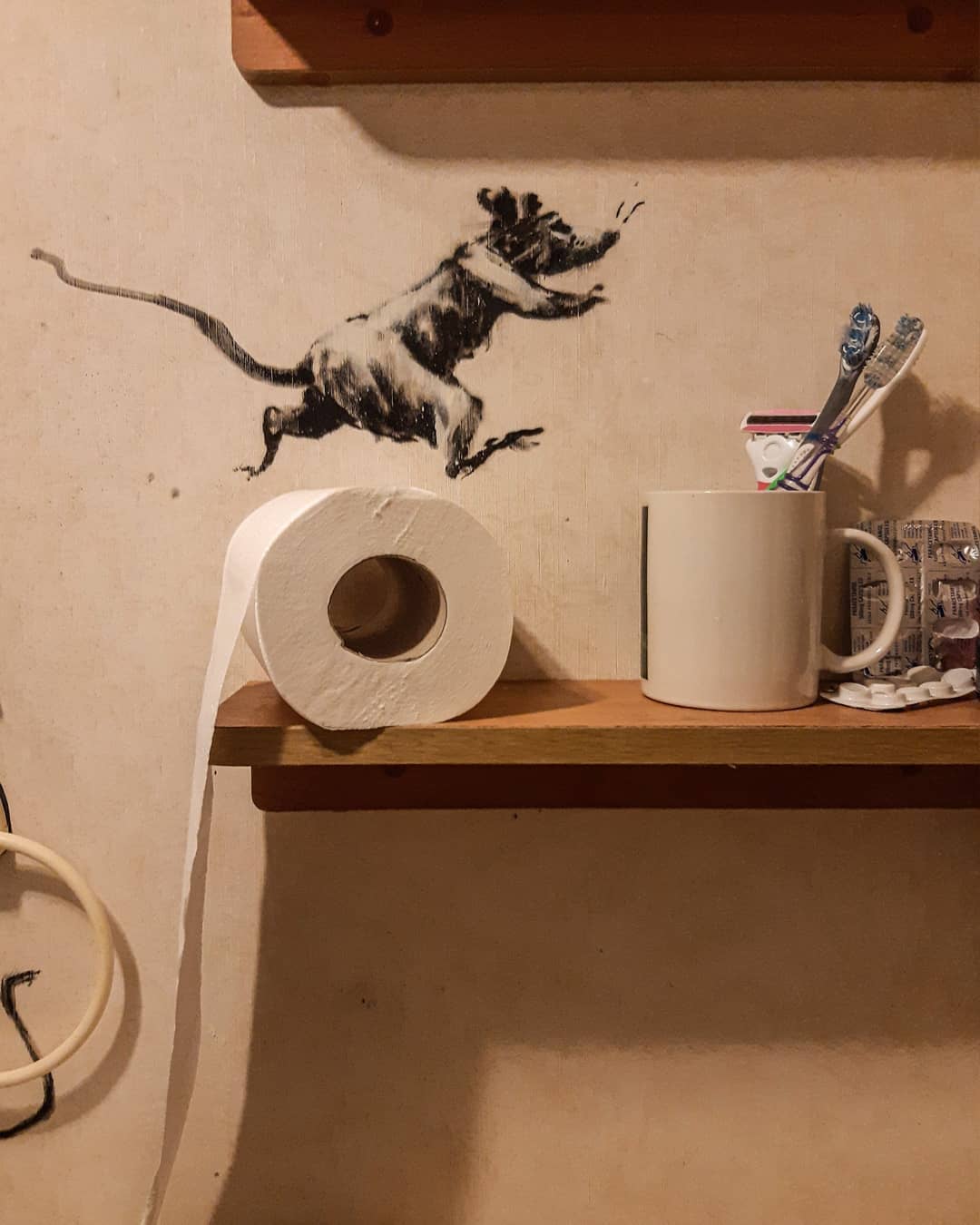 Banksy - My wife hates it when I work from home