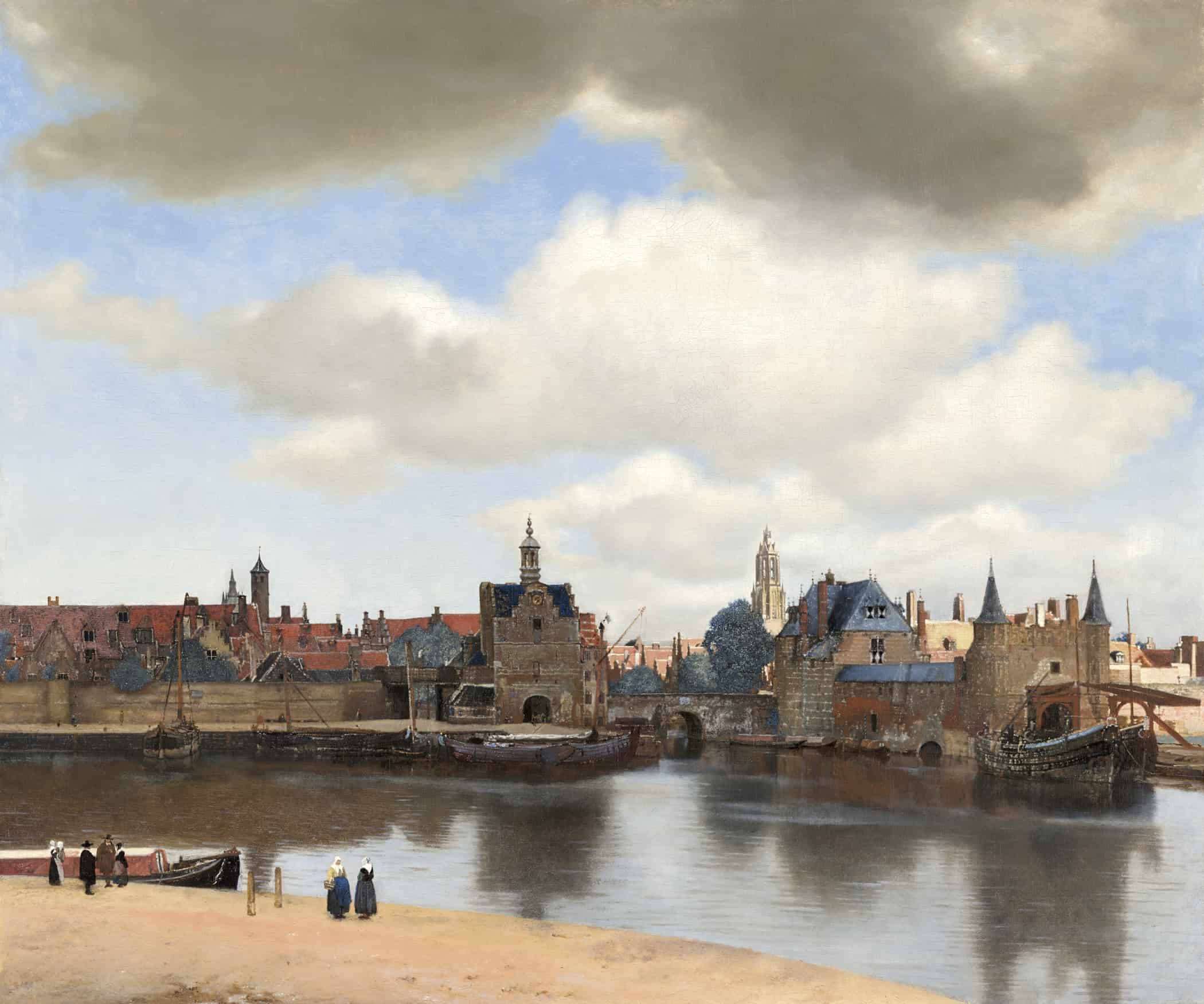 Johannes Vermeer - Gezicht op Delft