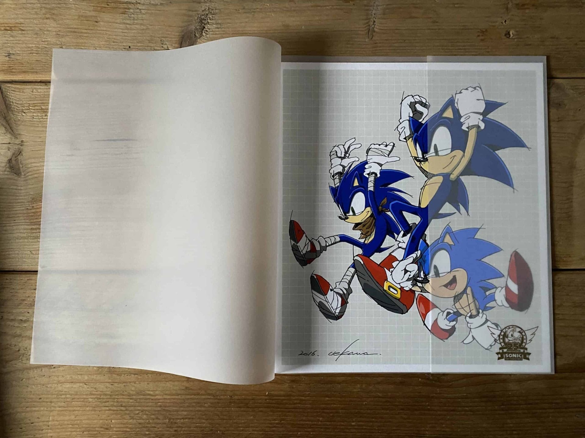 Sonic The Hedgehog 25th Anniversary Art Book