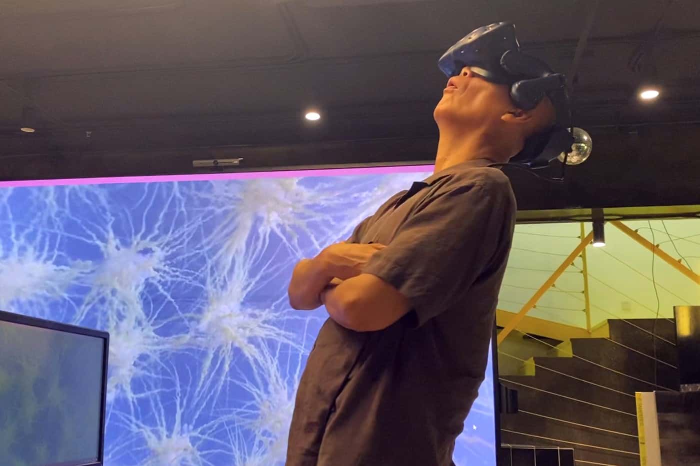 Digitaal vuurwerk van kunstenaar Cai Guo-Qiang