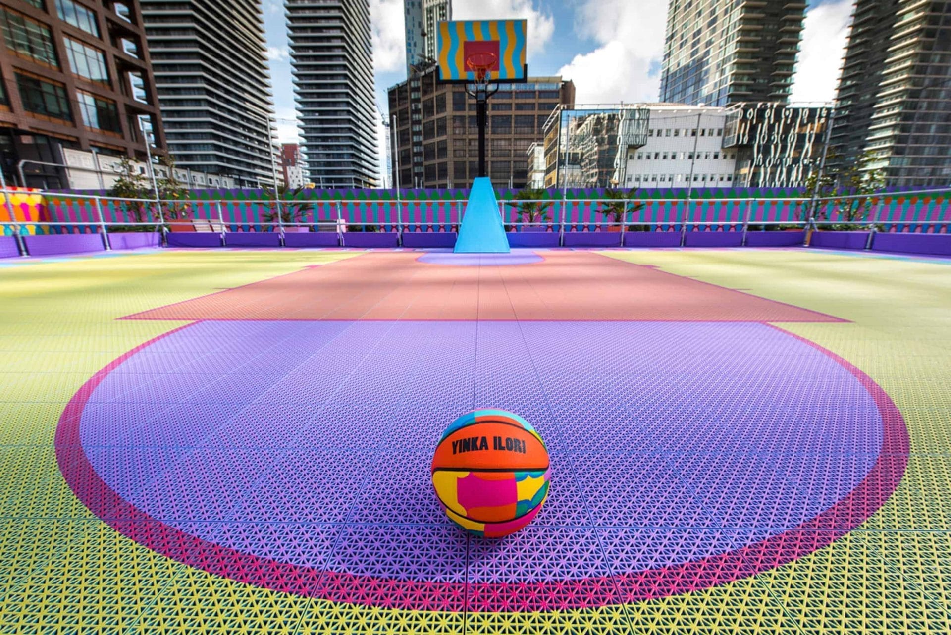 Basketbalveld uit de 3D-printer