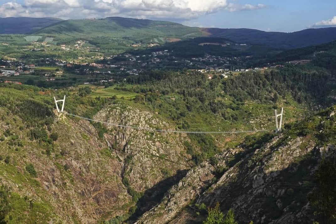 516 Arouca hangbrug in Portugal