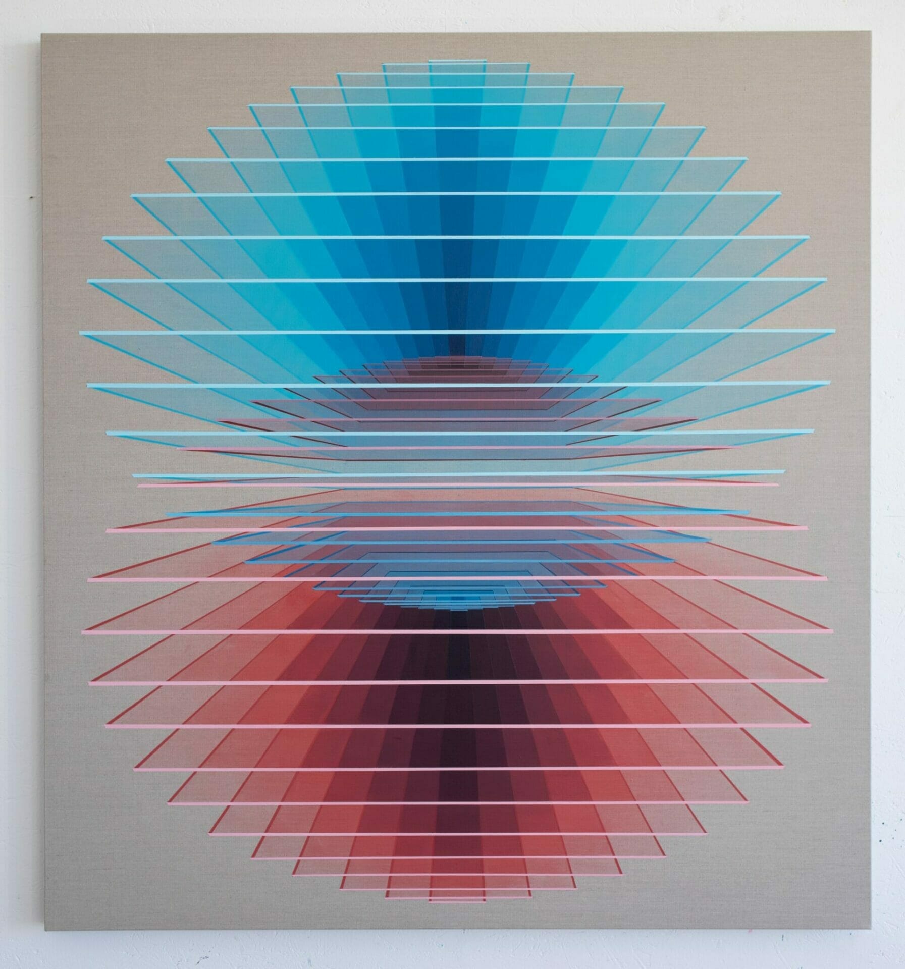 Kleurrijke geometrische patronen van Daniel Mullen