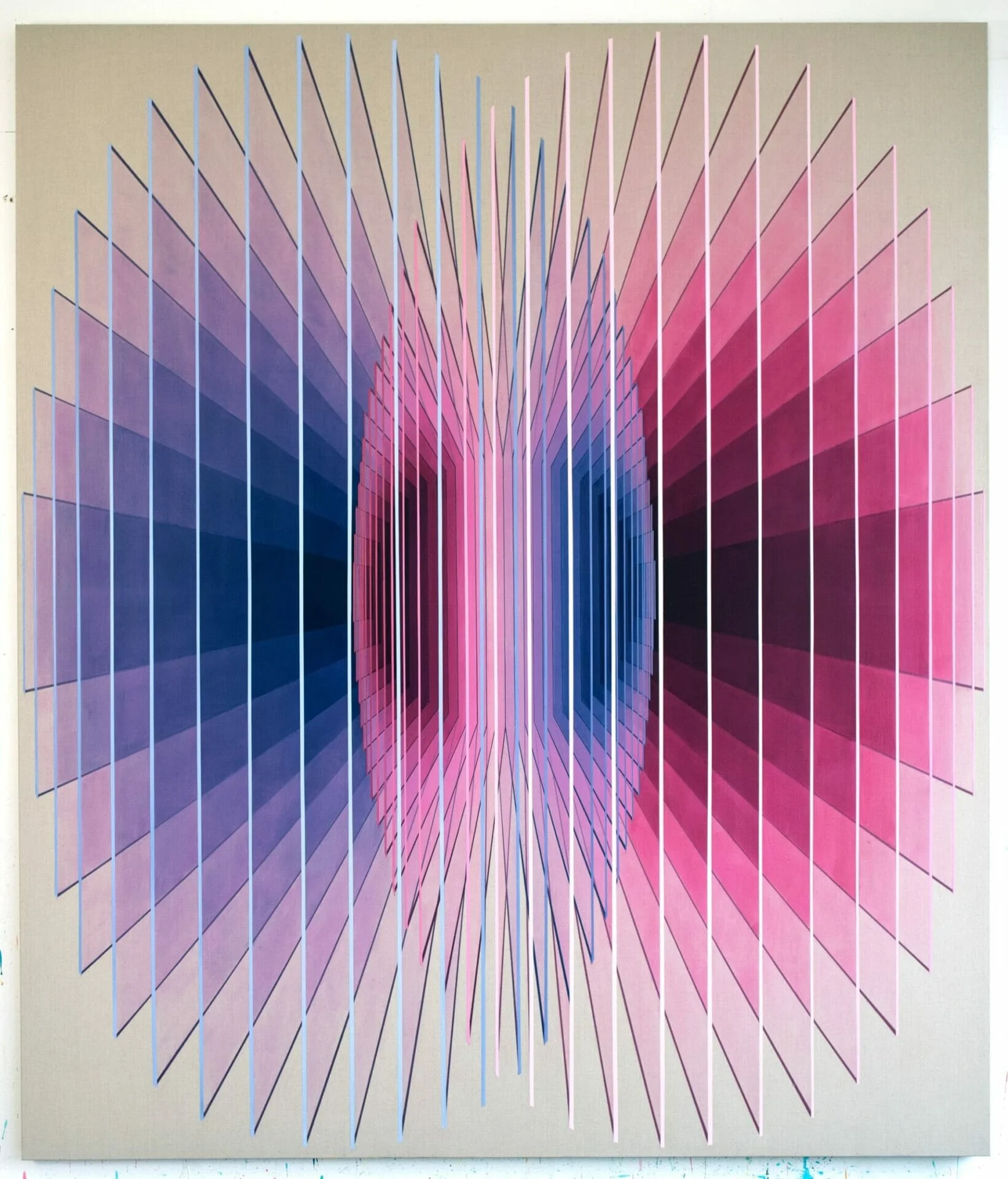 Kleurrijke geometrische patronen van Daniel Mullen