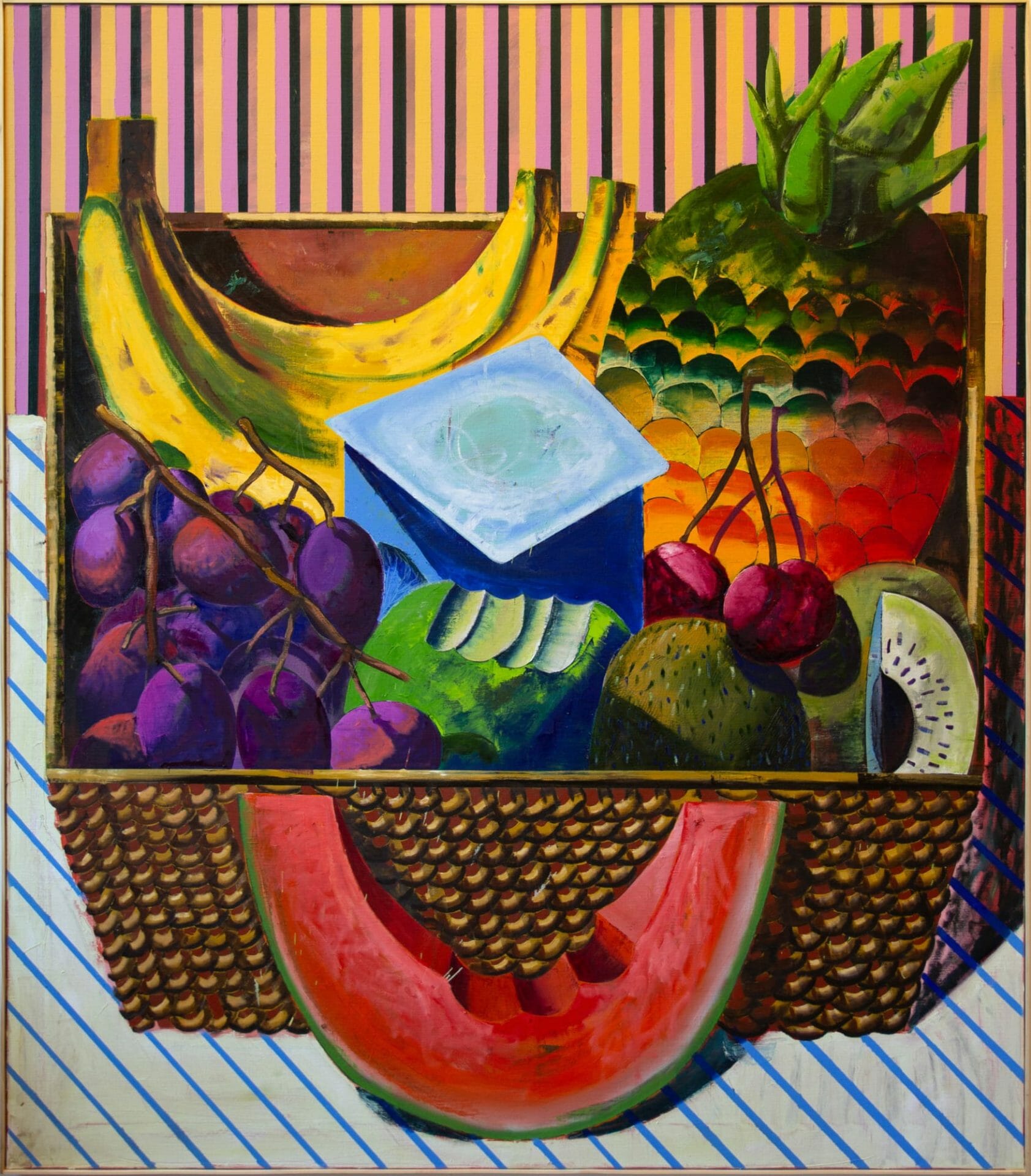 Fruitmand Oil on canvas /// 140 x 160 cm /// 2021