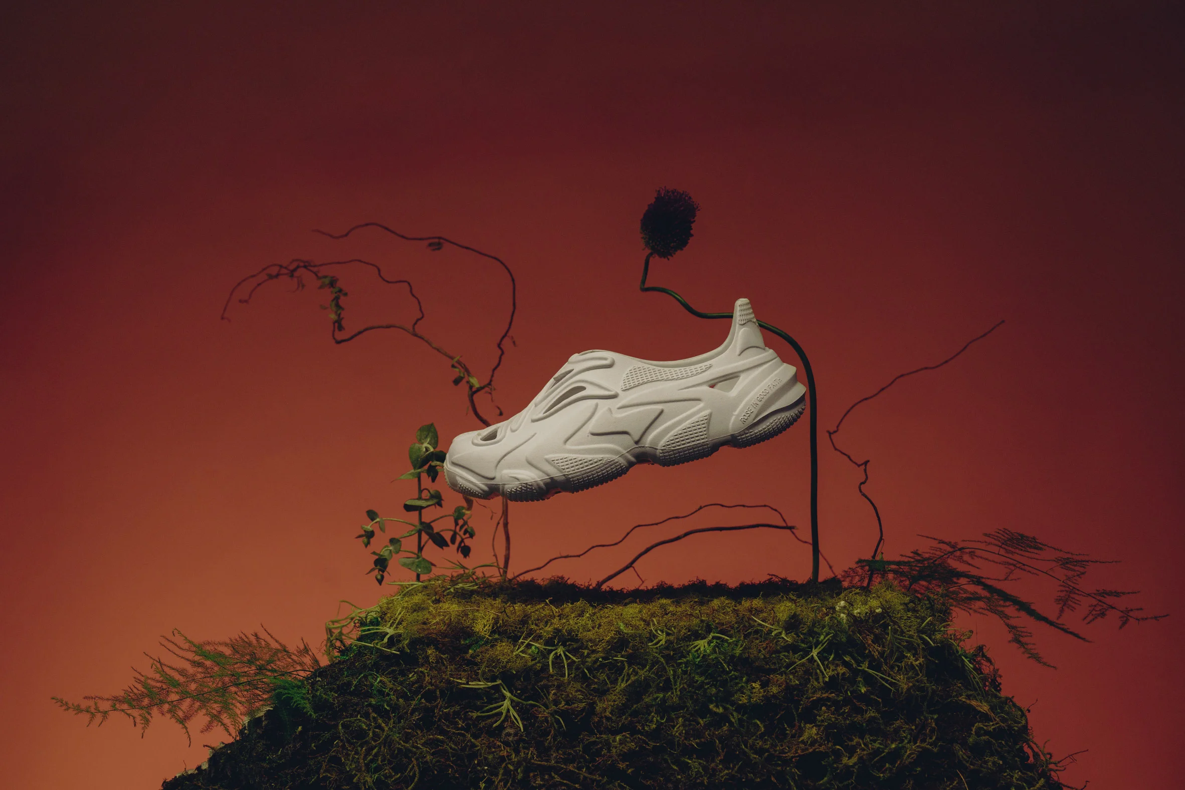 Deze schoen is gemaakt van afgedankte seksspeeltjes