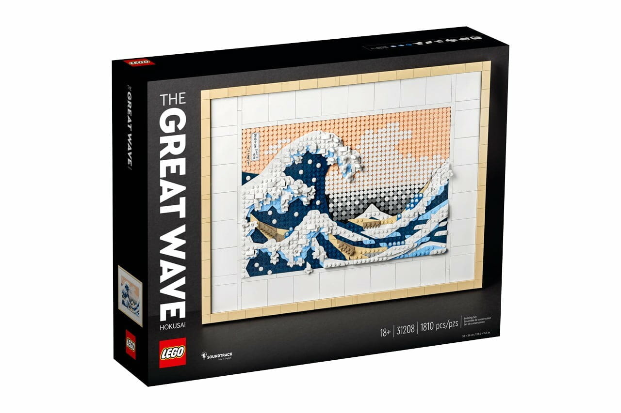 LEGO Art presenteert De grote golf van Kanagawa