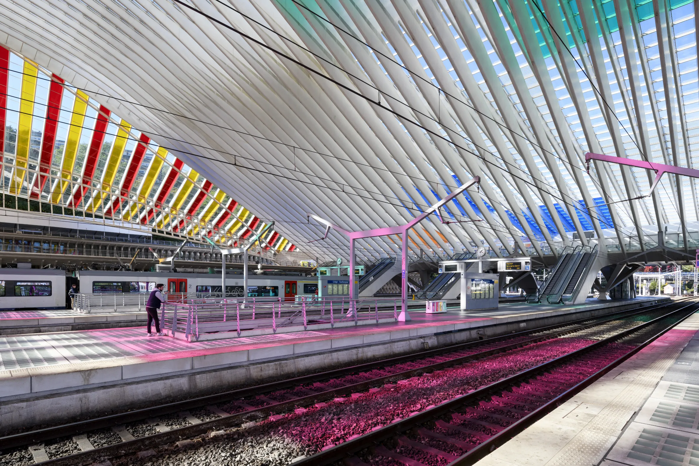 Comme tombées du ciel, les couleurs in situ et en mouvement