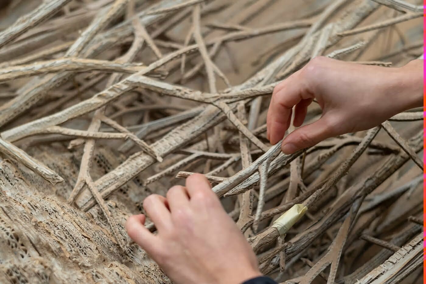 Eva Jospin voor Ruinart op Art Basel Hong Kong