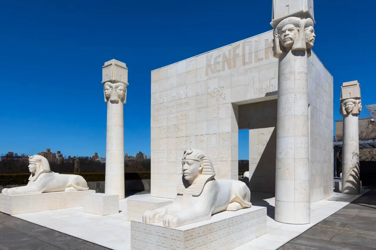 Lauren Halsey - the eastside of south central los angeles hieroglyph prototype architecture (I)