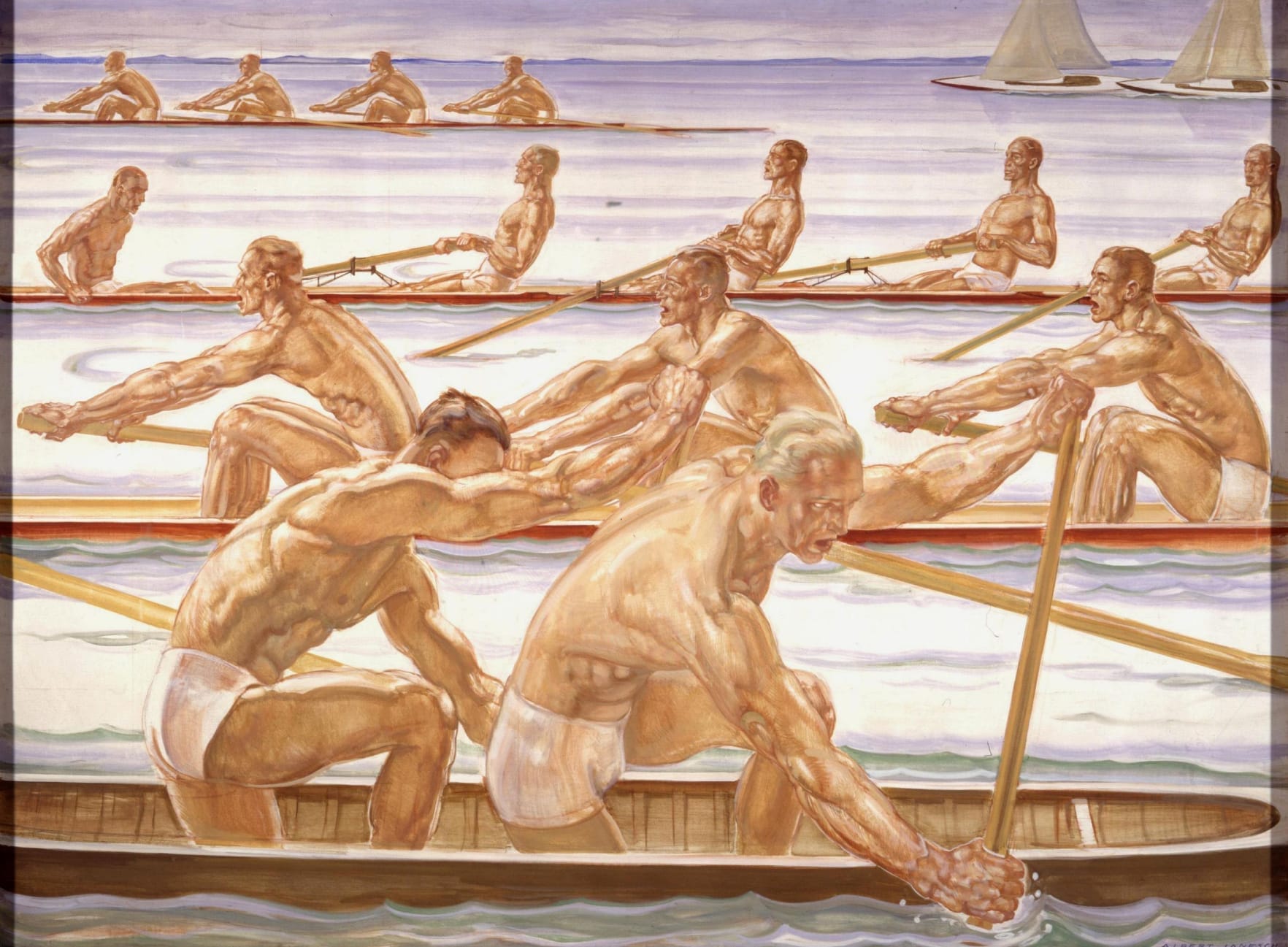 Museum Arnhem toont kunst uit het derde rijk 40 Albert Janesch - Wassersport