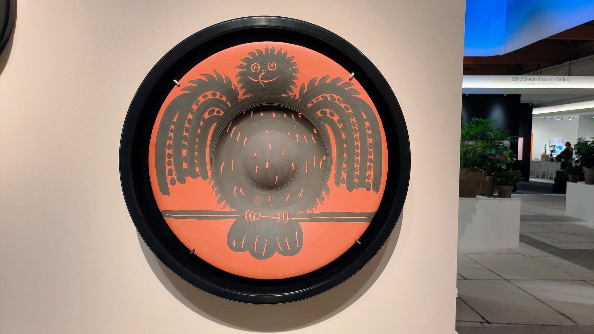 We zagen heel veel keramiek van Pablo Picasso. Deze bij Bailly Gallery was het allermooist