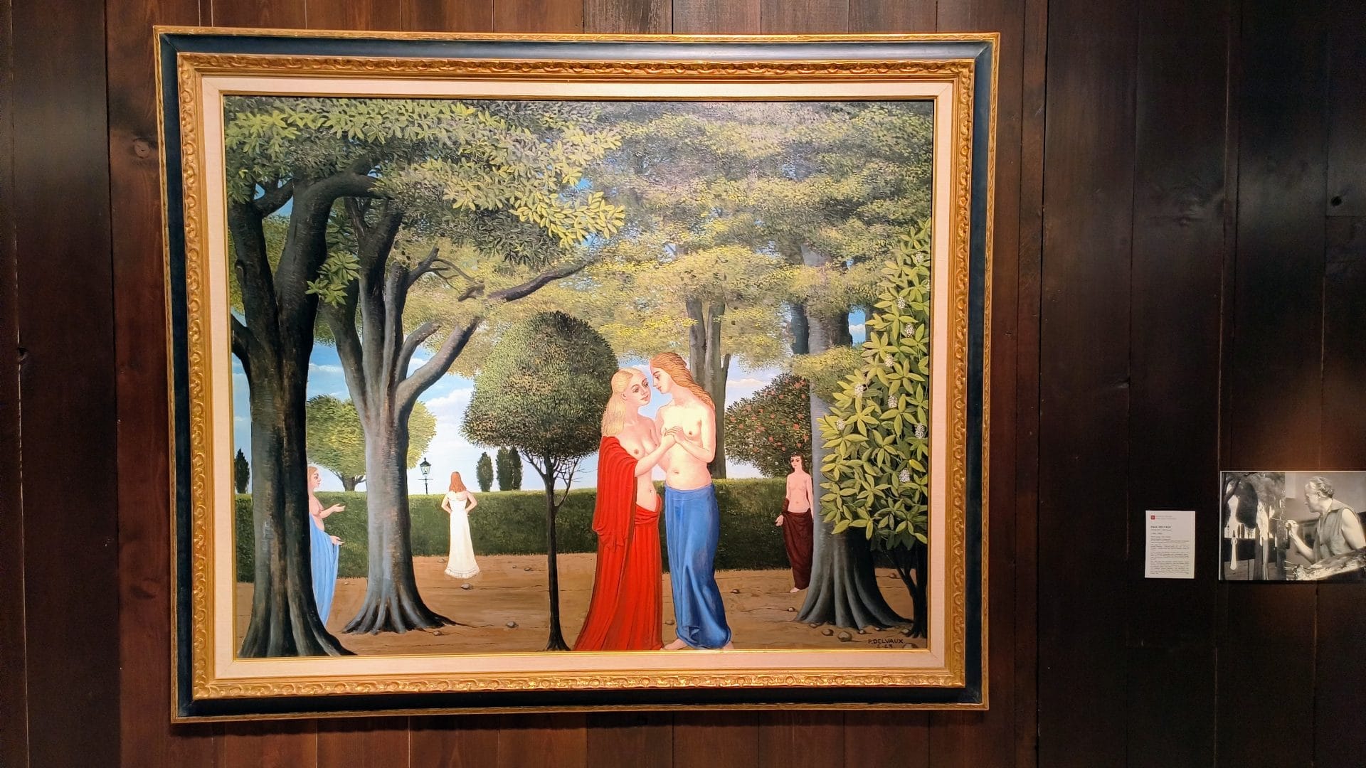 Ook Francis Maere Fine Arts toont een prachtig werk van Paul Delvaux