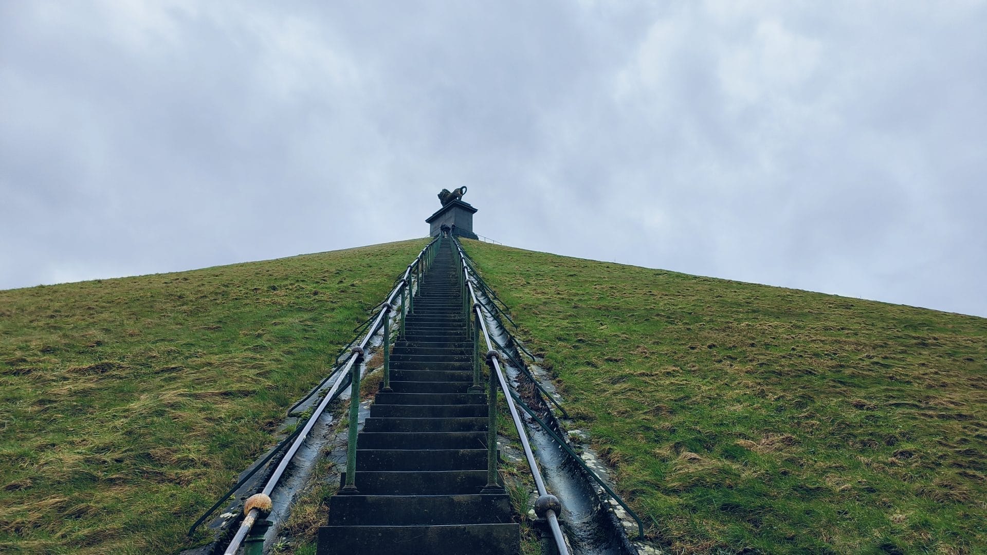 Trap naar de Butte de Lion