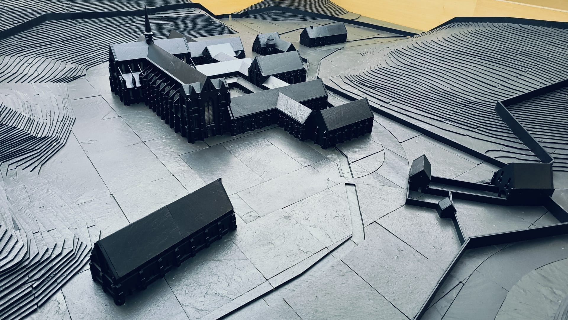 Maquette van de Abdij van Villers