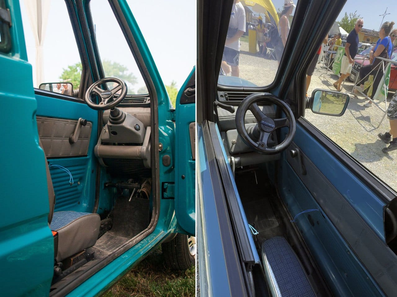 De smalste Fiat Panda ter wereld