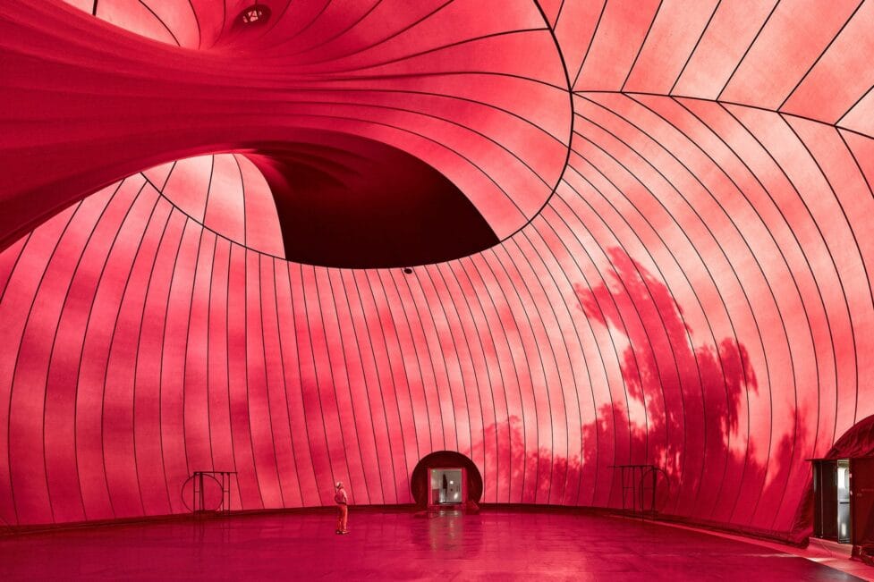 Ark Nova: Anish Kapoors opblaasbare concertzaal debuteert in Europa