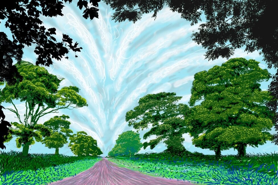 David Hockney. The Song of the Earth in CAP Mons