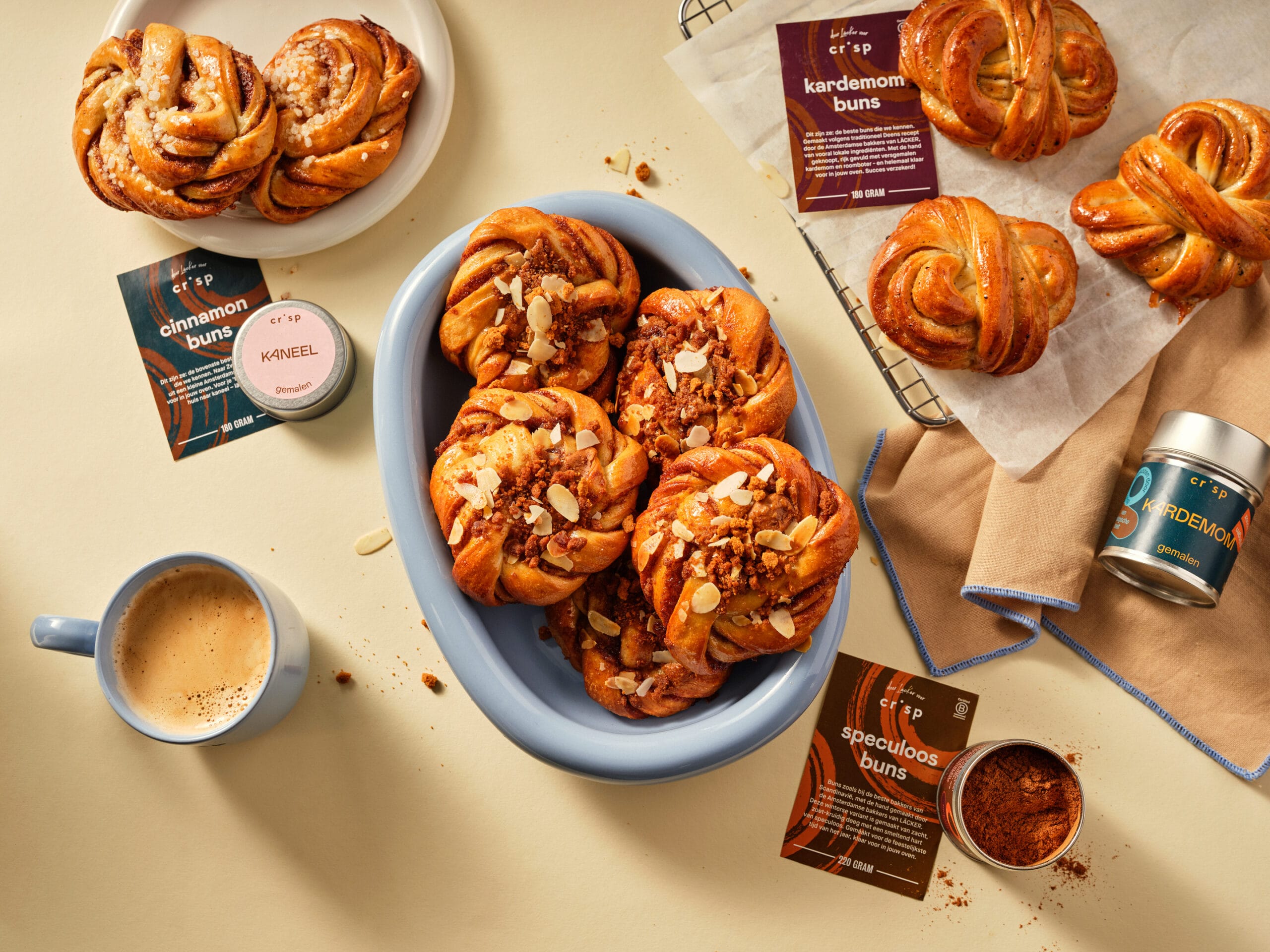 Crisp viert Kanelbullens Dag met heerlijke kaneelbroodjes 40 kaneelbroodjes