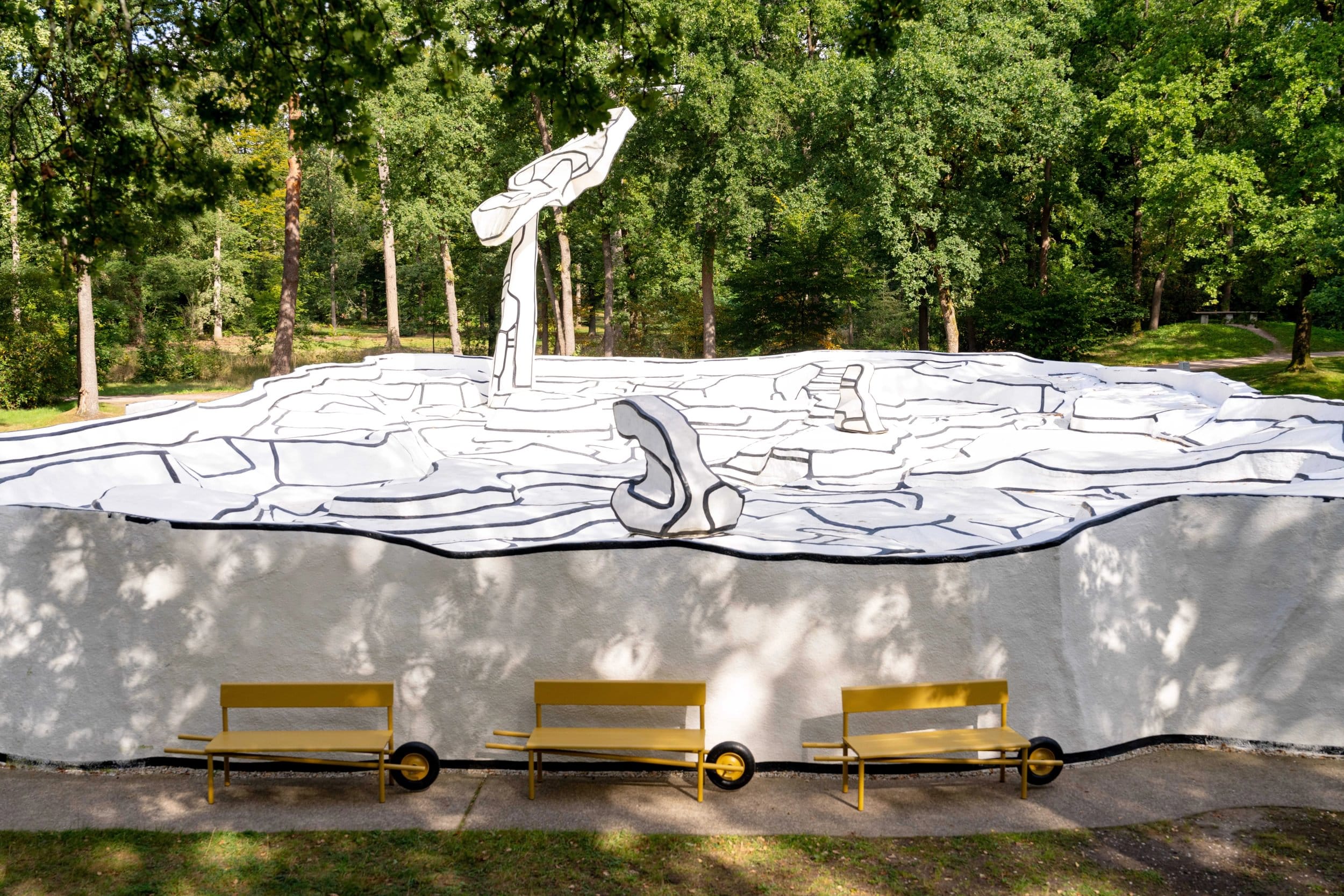 Wheelbench Köller-Müller Museum x Weltevree