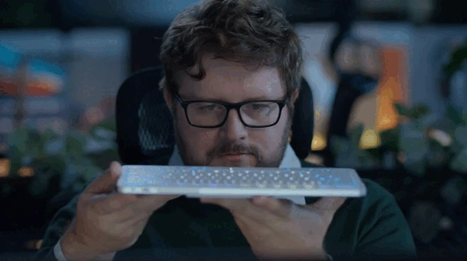 Clevetura CLVX S. Touch On Keys Keyboard.