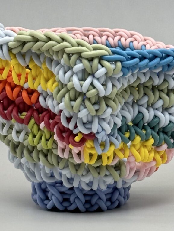 Gebreid keramiek van Jeremy Brooks