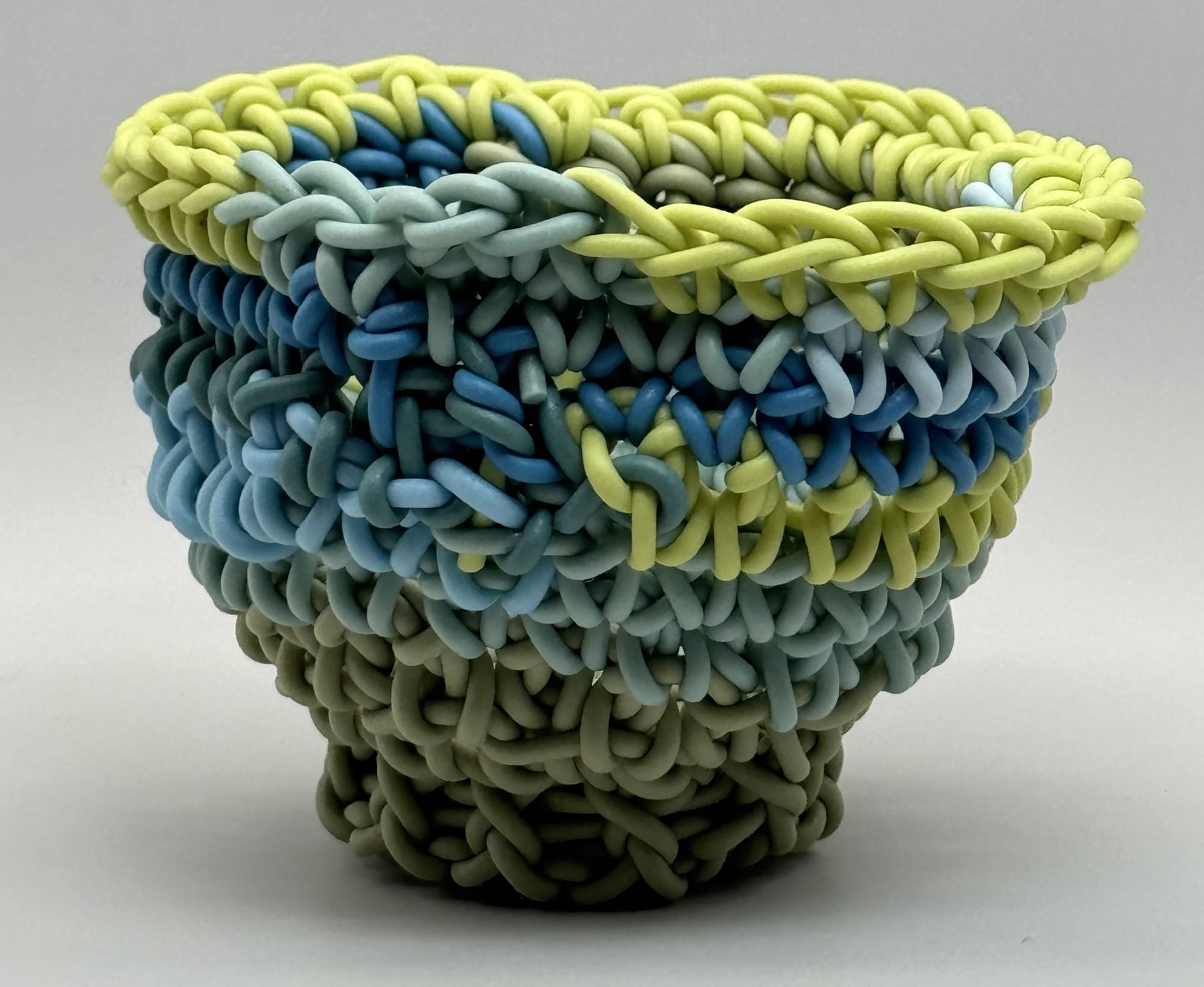 Gebreid keramiek van Jeremy Brooks